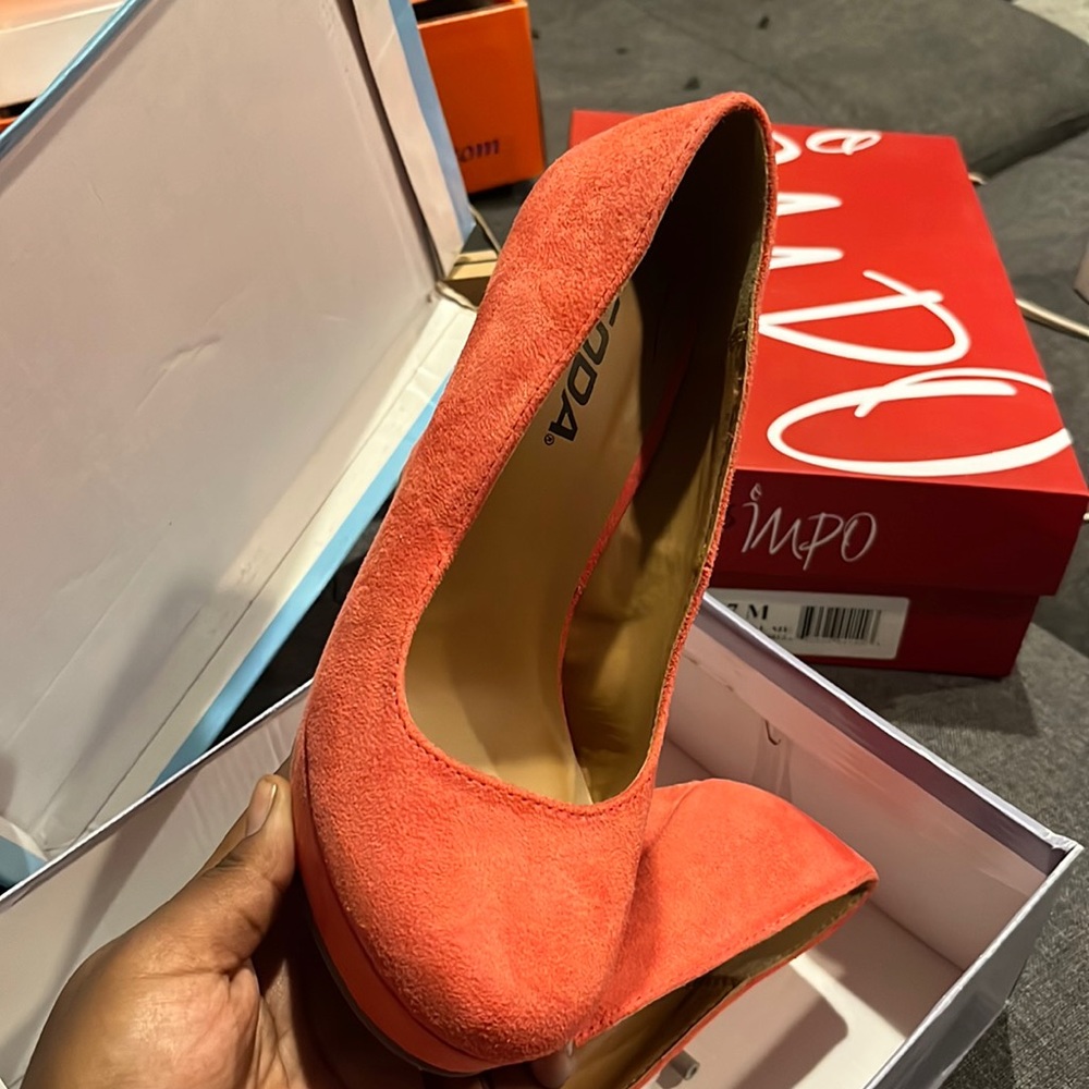 Cute pink wedges
